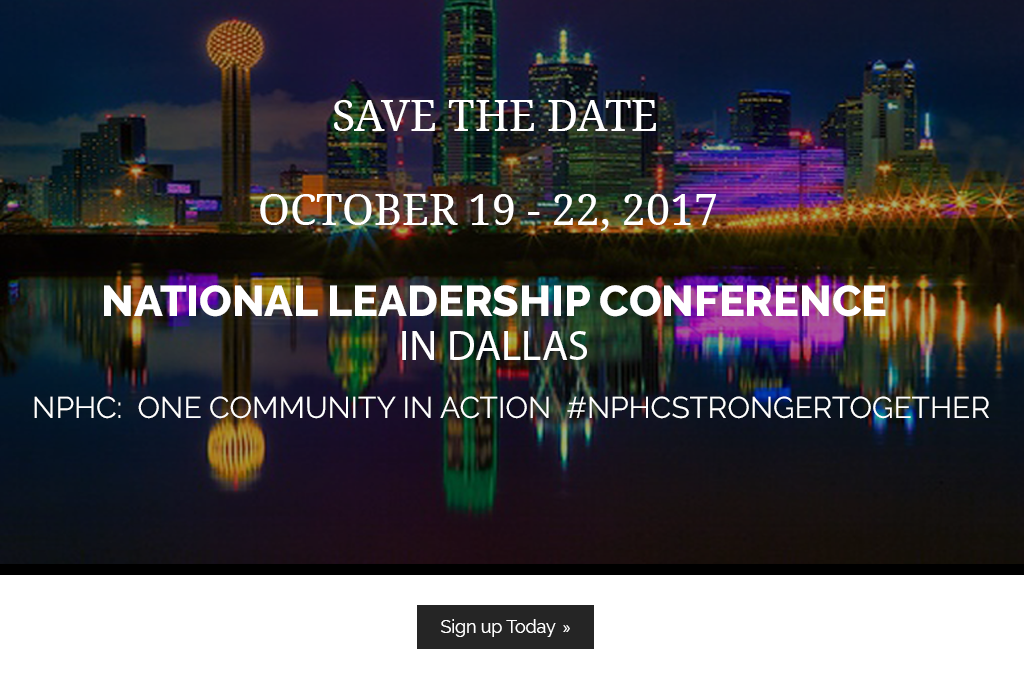 NPHC Leadership Conference 2017